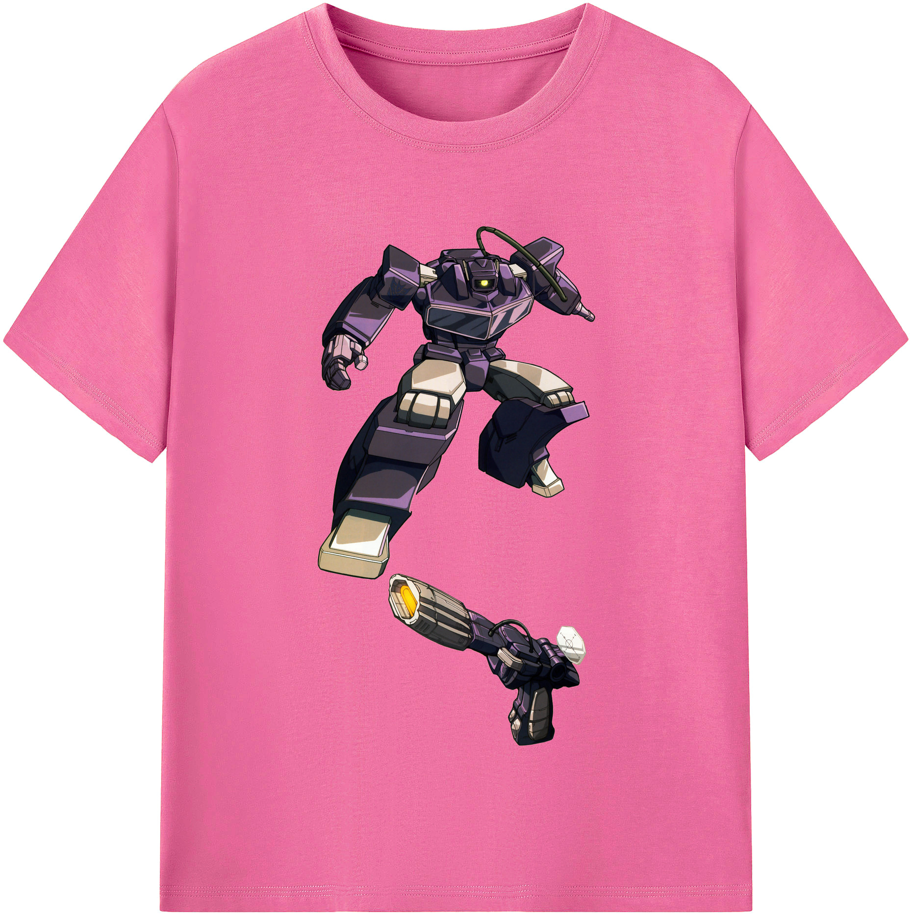 （画像用）  レディースカジュアルプリントTシャツ（綿100％）